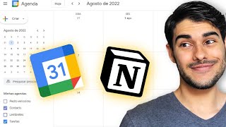 Como colocar o Calendário do Google no Notion shorts [upl. by Minda]