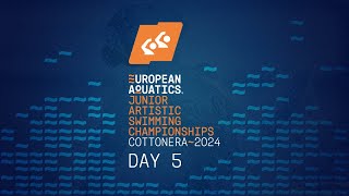 European Aquatics Junior Artistic Swimming Championships  Malta 2024  Day 5  Evening Session [upl. by Christy]