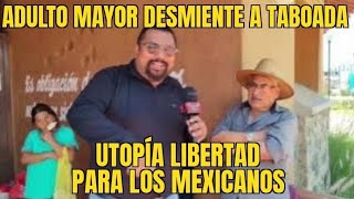 Adulto mayor nos habla la verdad en la utopía libertad DE IZTAPALAPA PARA EL MUNDO 🌎 [upl. by Ennylhsa]