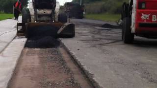 Asphalt paving 1m trench [upl. by Zeugirdor]