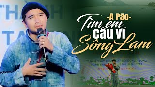 Tìm Em Câu Ví Sông Lam  A Páo Hát Trong Buổi Họp Mặt Hội Đồng Hương Nghệ Tĩnh Tại Ninh Bình [upl. by Anu958]