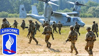 US Army NATO Soldiers of the 173rd Brigade During Joint Combat Exercises in Germany [upl. by Ecyle448]