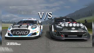 Real Racing 3127🚗 FORD PUMA RALLY 1 HYBRID CARRERA VS🚗 TOYOTA GR YARIS RALLY 1 HYBRID CARRERA [upl. by Jereme]