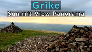 Grike  Labelled Summit View Panorama  Lake District Western Fells [upl. by Adnohsar]