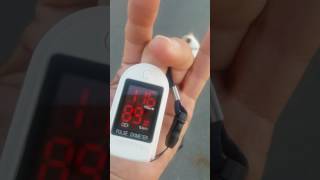 Oximeter reading heart rate and oxygen saturation [upl. by Nivled843]