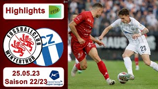 Highlights FC Winterthur vs FC Zürich 25052023 [upl. by Jurkoic]