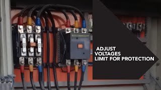 HOW TO SET PARAMETERS OF OVER AND UNDER VOLTAGE RELAY IN ELECTRICAL PANEL [upl. by Tiffanie]