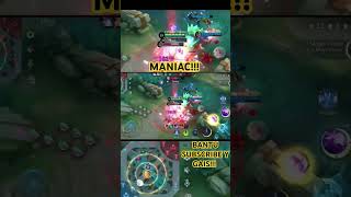 Maniac Solo Rank Mythic Karina Mobile Legeds mlbb shorts [upl. by Nakasuji30]