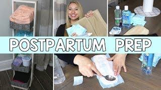 POSTPARTUM PREP  RECOVERY KIT amp DIY PADSICLES [upl. by Kreegar]