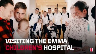 Ajax squad surprises ill children with a day to remember 🤍  This is a dream come true 🥺 [upl. by Bourgeois255]