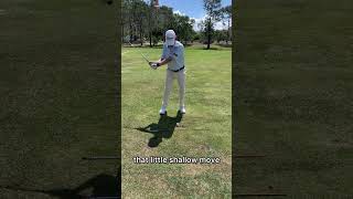 A golf swing drill to stop coming over the top of the plane in the golf swing [upl. by Rachele]