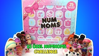 Num Noms 25 Sürpriz Dev Özel Seri Kutu LOL Bebekler ile Challenge Kim Hile Yaptı Bidünya Oyuncak [upl. by Aicac]