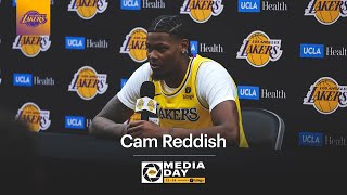 Lakers Media Day 2023  Cam Reddish Press Conference [upl. by Ihp107]