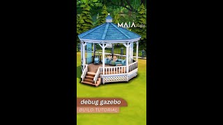 Wanna use this gazebo in your builds 🛖 thesims4 tutorial [upl. by Briscoe612]