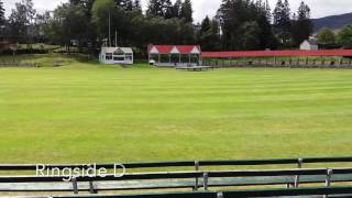 Braemar Gathering Memorial Park  Stands and seating views for those purchasing tickets [upl. by Tan]