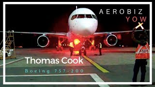 Marshaling in a Thomas Cook Boeing 757200 [upl. by Enneicul]