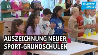 Bewegungsoffensive  Neue SportGrundschulen ausgezeichnet [upl. by Nnairret]