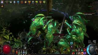 POE 324  Harvest farm using World Shatterer spectres Leap Slam Goat [upl. by Niuqaoj]