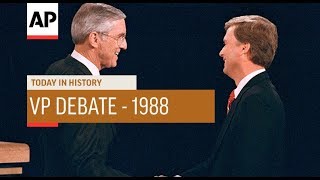 VP Debate  1988  Today In History  5 Oct 18 [upl. by Ainud]