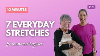 Improve Your Flexibility 7 Effective Stretching Exercises for Seniors and Beginners [upl. by Cohe540]