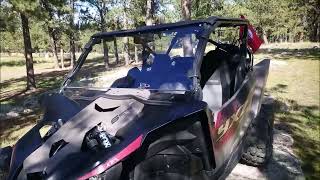 Yamaha YXZ 1000R SuperATV windshield review [upl. by Hildegard]