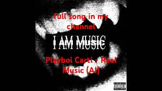 Playboi Carti  Real Music AI [upl. by Aim]