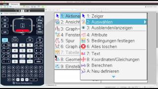 Funktionsscharen bearbeiten mit dem TINspire CX [upl. by Aime]