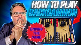 ENDING THE GAME  How To Play Backgammon  EASY  Part 3  Bearing Off [upl. by Emmons462]