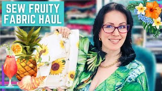 Sew Fruity Month  🍍🍍🍍 Pineapple Edition 🍍🍍🍍 June 2024 Sewing Plans and Fabric quotHaulquot [upl. by Nroht33]