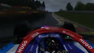 Daniel Ricciardo pushing the limits around SpaFrancorchamps  assettocorsa [upl. by Evy]