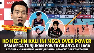 KAGETampTAKJUB  KO HEEJIN LAKUKAN HAL INI KE MEGA USAI LAGA RED SPARKS VS ARANMARE YAMAGATA 13 [upl. by Yntrok294]