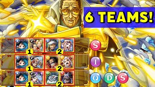 OPTC Kizuna Borsalino  6 Diverse Teams One Piece Treasure Cruise [upl. by Aysa]