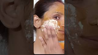 remove facial hair naturally shorts skincare glowingskin [upl. by Aneleasor]