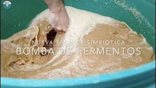 Bomba de fermentos para maduración en acuicultura simbiótica [upl. by Atterehs]