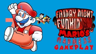 Snokido Friday Night Funkin Mario Madness v2 nourishing blood [upl. by Aneerbas]