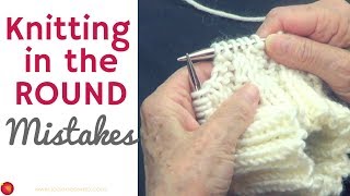 Knitting in the Round Mistakes  Round [upl. by Ecad]