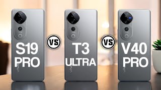 Vivo S19 Pro Vs Vivo T3 Ultra Vs Vivo V40 Pro Trakontech [upl. by Aja]