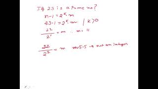 Miller Rabin Primality Test [upl. by Neelyar357]