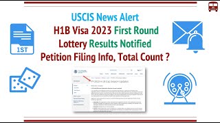 USCIS News  H1B 2023 Lottery Results Notified for all Petition Filing Info Counts [upl. by Barram]