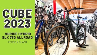 Cube Nuride Hybrid SLX 750 Allroad verde n black 2023 632863 [upl. by Eitsud301]