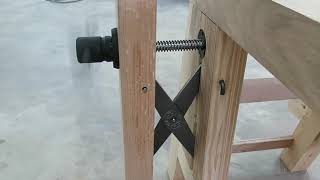 Moravian Workbench with Crisscross 14 [upl. by Dyrrej]