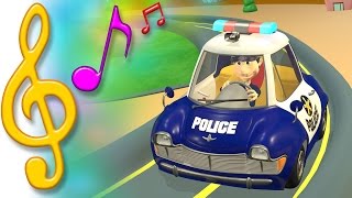 TuTiTu Songs  Police Car Song  Songs for Children with Lyrics [upl. by Lati]