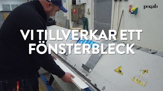 Vi tillverkar och monterar ett fönsterbleck [upl. by Mayes]