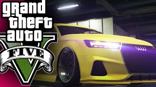 GTA ONLINE CUSTOMISATION DE LA TAILGATER S AUDI RS3  couleur de crew [upl. by Aliek]