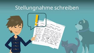 Stellungnahme schreiben  einfach erklärt [upl. by Enoed]