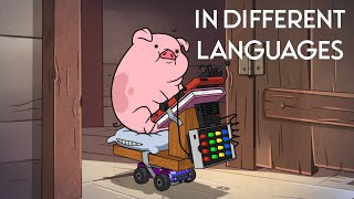 Gravity Falls  Waddles talks in DIFFERENT LANGUAGES [upl. by Leirud]