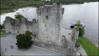 Drone footage Ross Castle Killarney National park Ireland [upl. by Ahsined335]