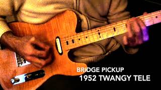 Simple Chords Demo 1952 Tele Twang Pickups by Tone Specific Best Pickups for Twangy Telecaster Tone [upl. by Roehm]