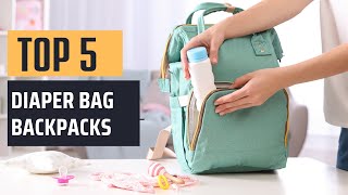 Best Diaper Bag Backpacks 2023  Stay Organized on the Go [upl. by Ellimac]