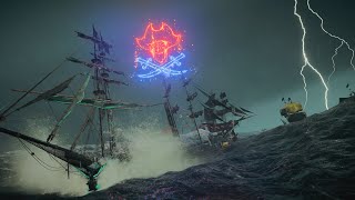 Skull amp Bones  🎼 Raid Bertrand Hubac 5 times with 10 Captains  스컬 앤 본즈  선장 10명과 베르트랑 위박 5연속 레이드 [upl. by Fisch907]